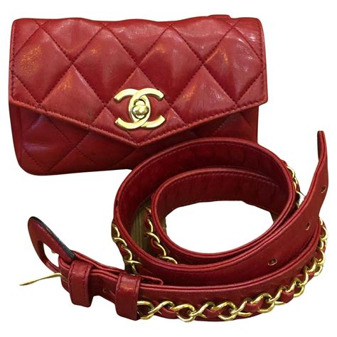 vintage chanel red|More.